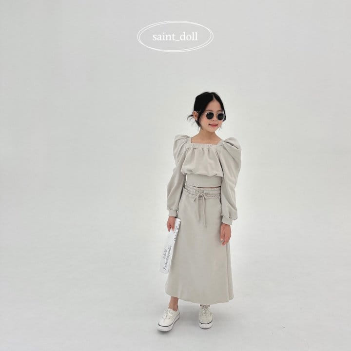 Saint Doll - Korean Children Fashion - #kidsstore - Square Neck Sweatshirt With Mom - 5