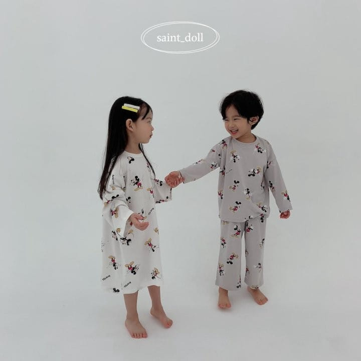 Saint Doll - Korean Children Fashion - #kidzfashiontrend - M Pajama Top Bottom Set - 9