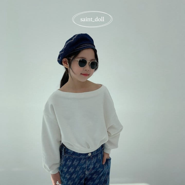 Saint Doll - Korean Children Fashion - #kidzfashiontrend - Boat Neck Sweatshirt With Mom - 5