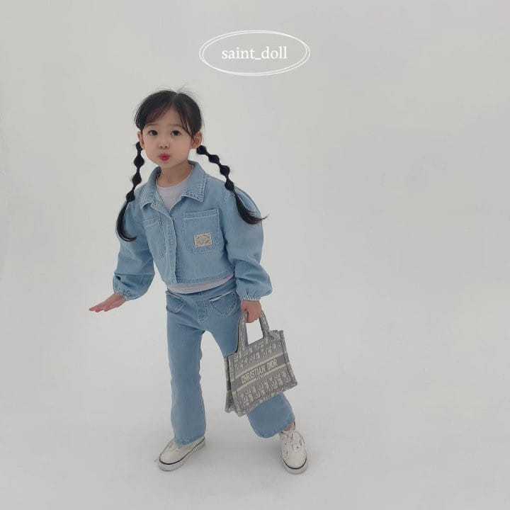 Saint Doll - Korean Children Fashion - #kidzfashiontrend - Vintage Denim Shirt - 11