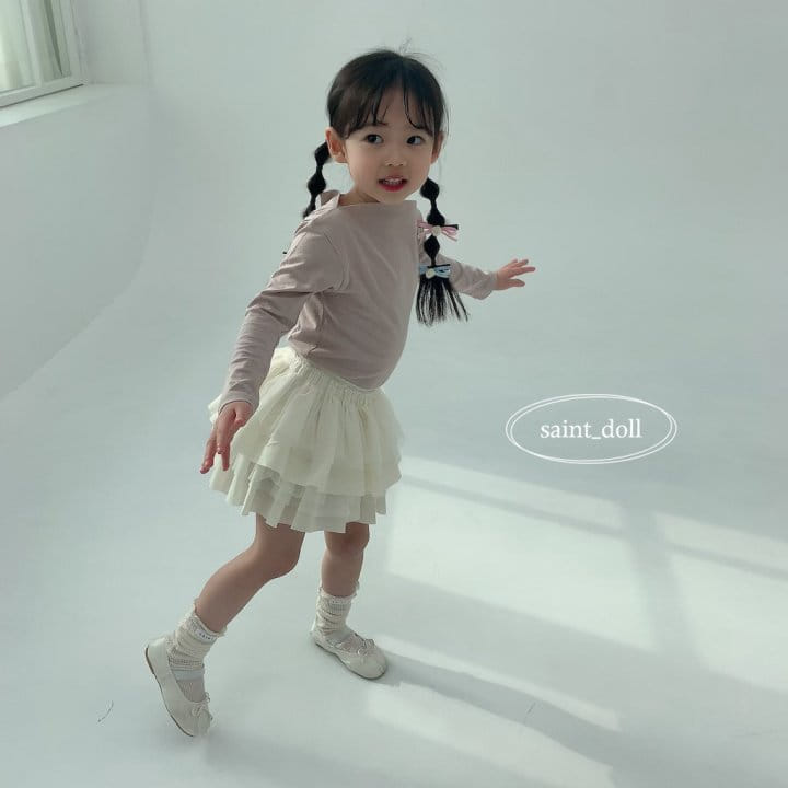 Saint Doll - Korean Children Fashion - #kidzfashiontrend - Spring Boat Neck Tee With Mom - 7