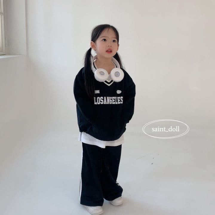 Saint Doll - Korean Children Fashion - #littlefashionista - Pin Line Wide Pants - 3