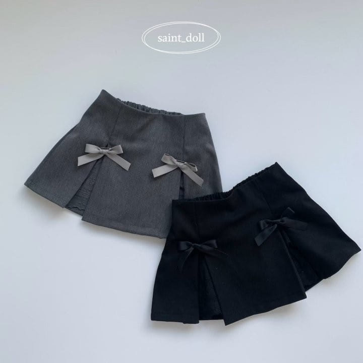 Saint Doll - Korean Children Fashion - #littlefashionista - Lace Opposite Wrinkle Skirt