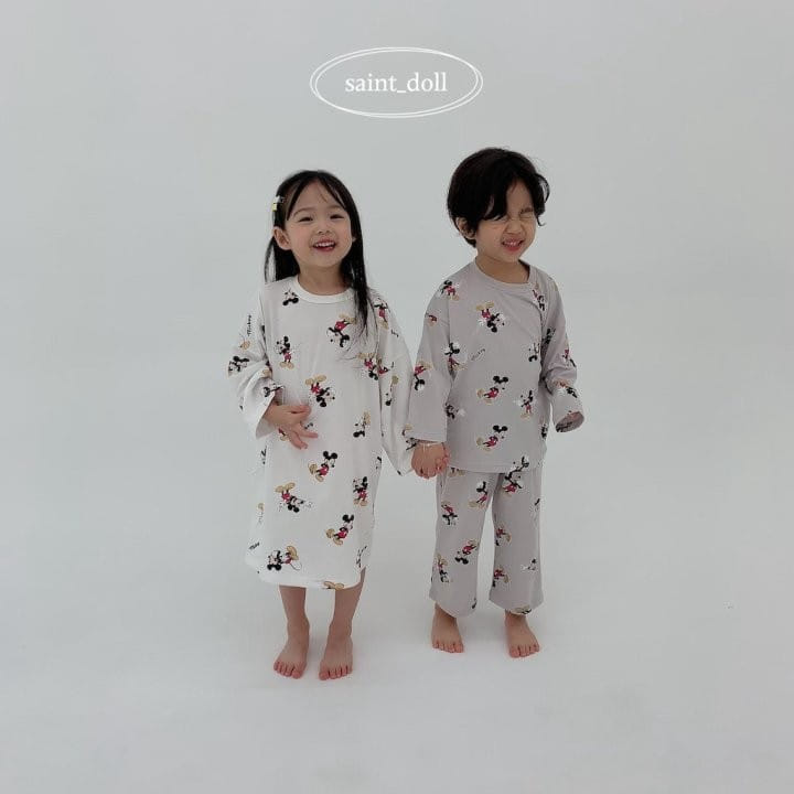 Saint Doll - Korean Children Fashion - #littlefashionista - M Pajama Top Bottom Set - 11