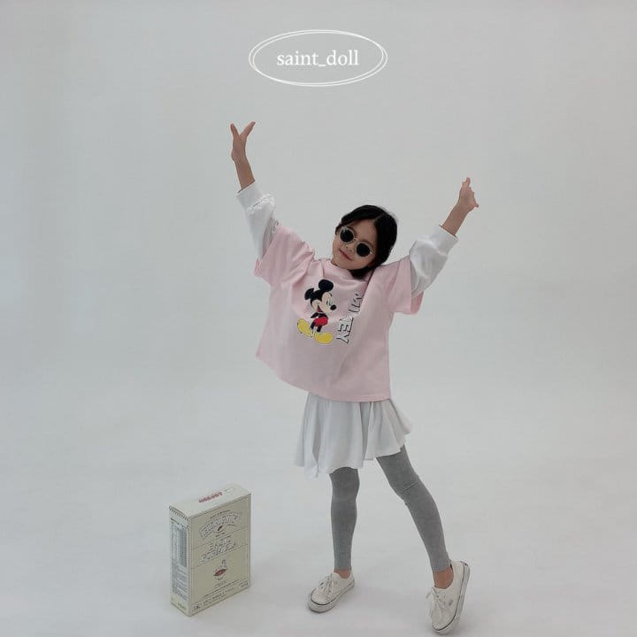 Saint Doll - Korean Children Fashion - #littlefashionista - Overlap M Sweatshirt With Mom - 5