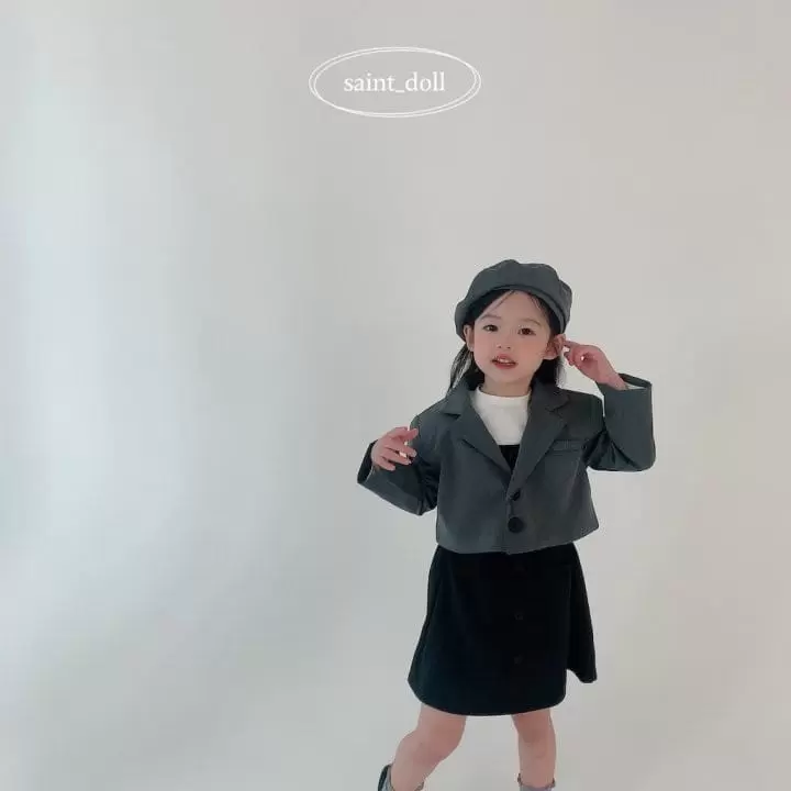 Saint Doll - Korean Children Fashion - #littlefashionista - Saint Crop Jacket - 9