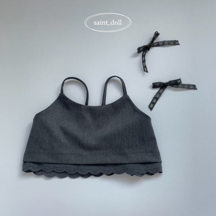 Saint Doll - Korean Children Fashion - #magicofchildhood - Lace Sleeveless Blouse - 3