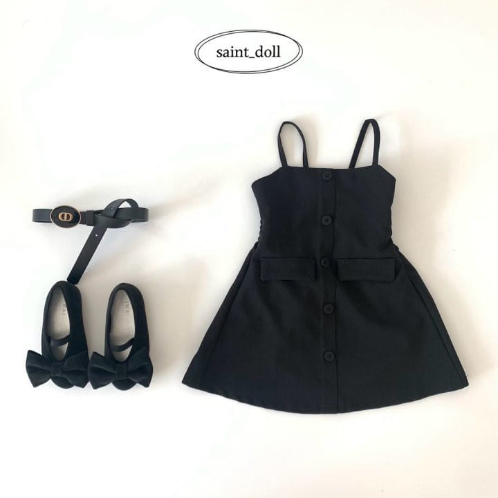 Saint Doll - Korean Children Fashion - #magicofchildhood - Button Sleeveless One-Piece With Mom - 2