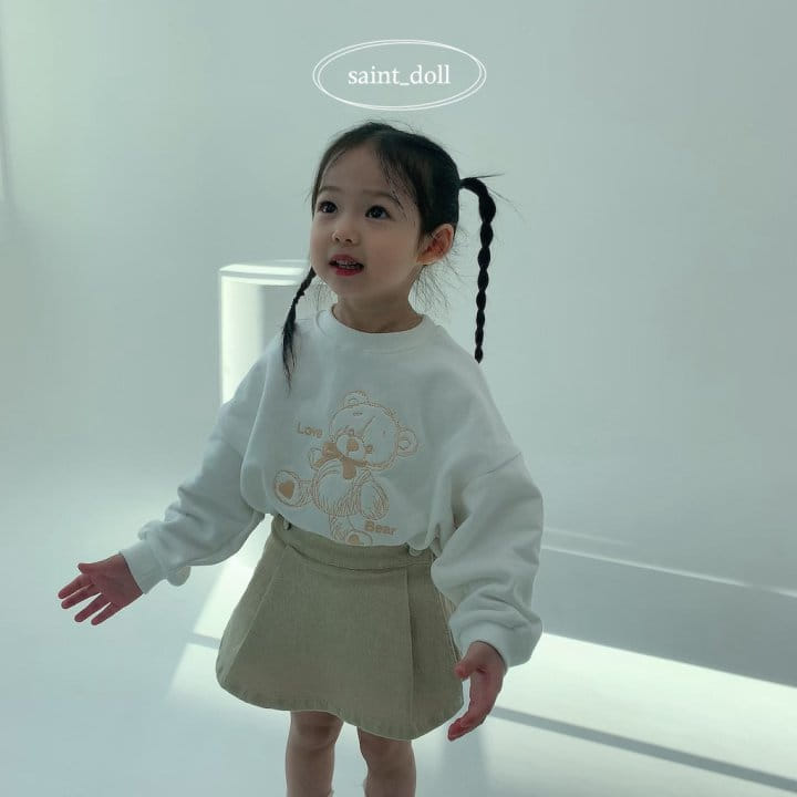 Saint Doll - Korean Children Fashion - #magicofchildhood - Bear Embroidery Sweatshirt - 11