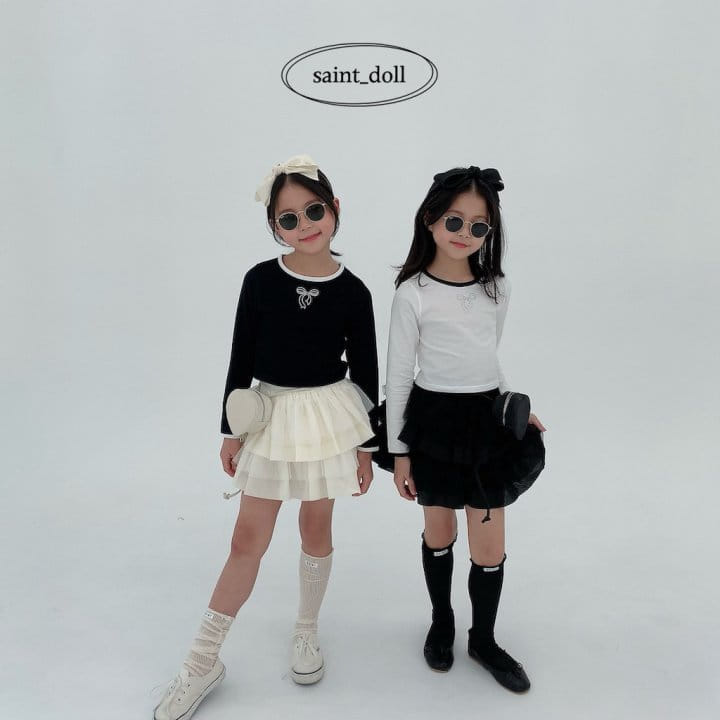 Saint Doll - Korean Children Fashion - #magicofchildhood - Ribbon Cubic Tee