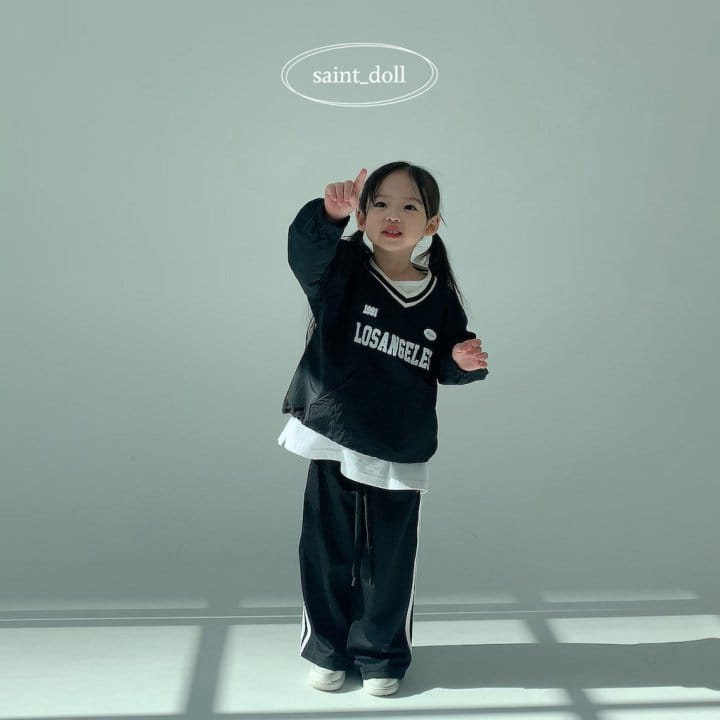 Saint Doll - Korean Children Fashion - #minifashionista - Pin Line Wide Pants - 5