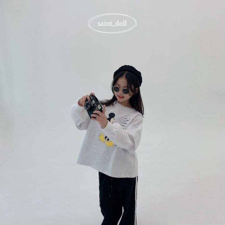 Saint Doll - Korean Children Fashion - #minifashionista - Overlap M Sweatshirt With Mom - 7