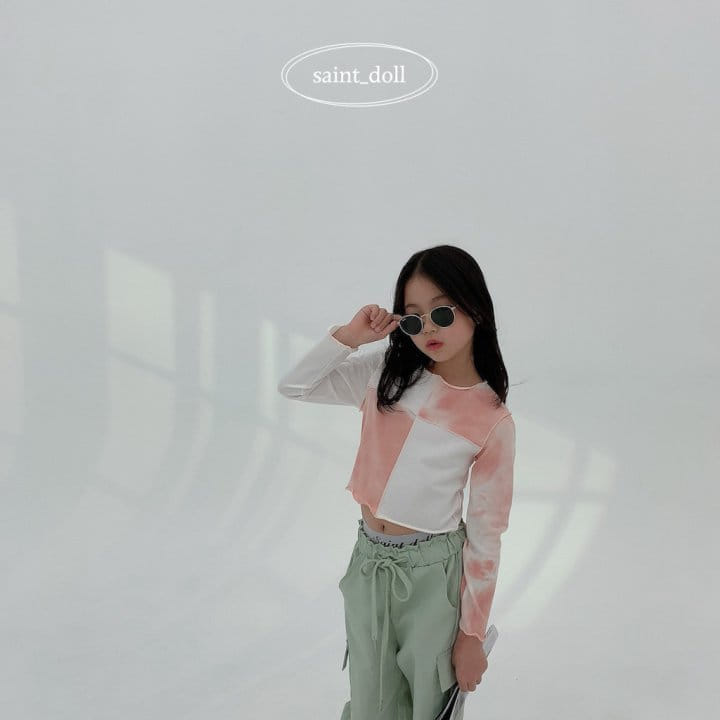 Saint Doll - Korean Children Fashion - #minifashionista - Water Paint Crop Tee - 3