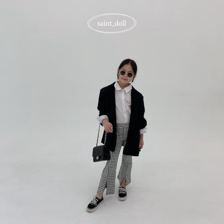 Saint Doll - Korean Children Fashion - #prettylittlegirls - Hound Wide Pants - 8