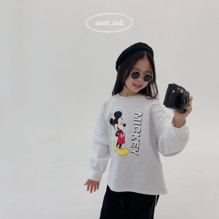 Saint Doll - Korean Children Fashion - #prettylittlegirls - Overlap M Sweatshirt With Mom - 8