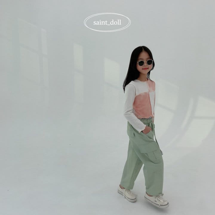 Saint Doll - Korean Children Fashion - #minifashionista - Water Paint Crop Tee - 4