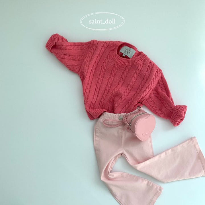 Saint Doll - Korean Children Fashion - #toddlerclothing - Round Knit - 4