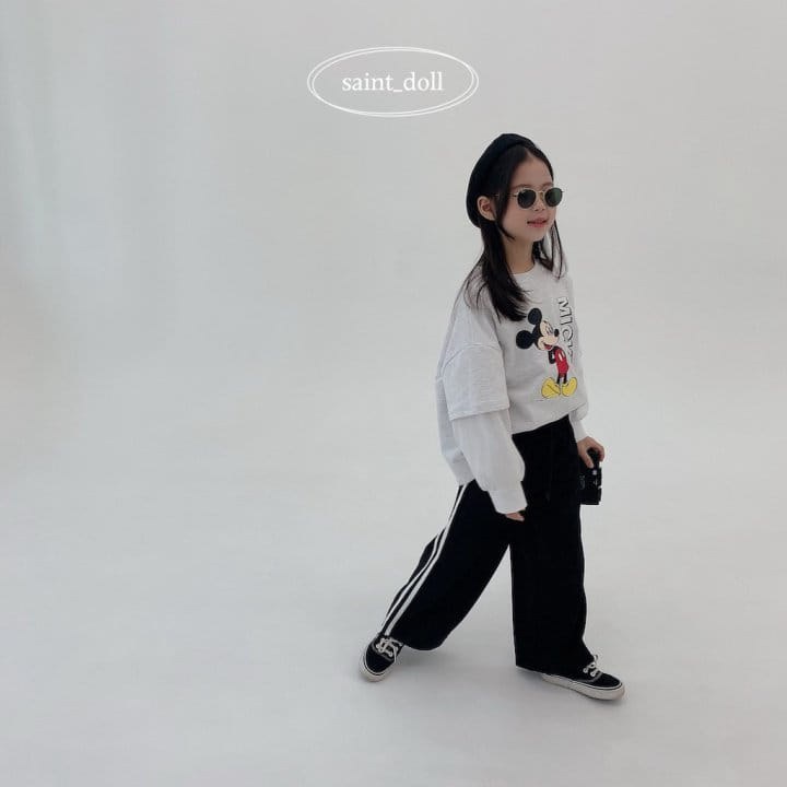 Saint Doll - Korean Children Fashion - #todddlerfashion - Overlap M Sweatshirt With Mom - 9