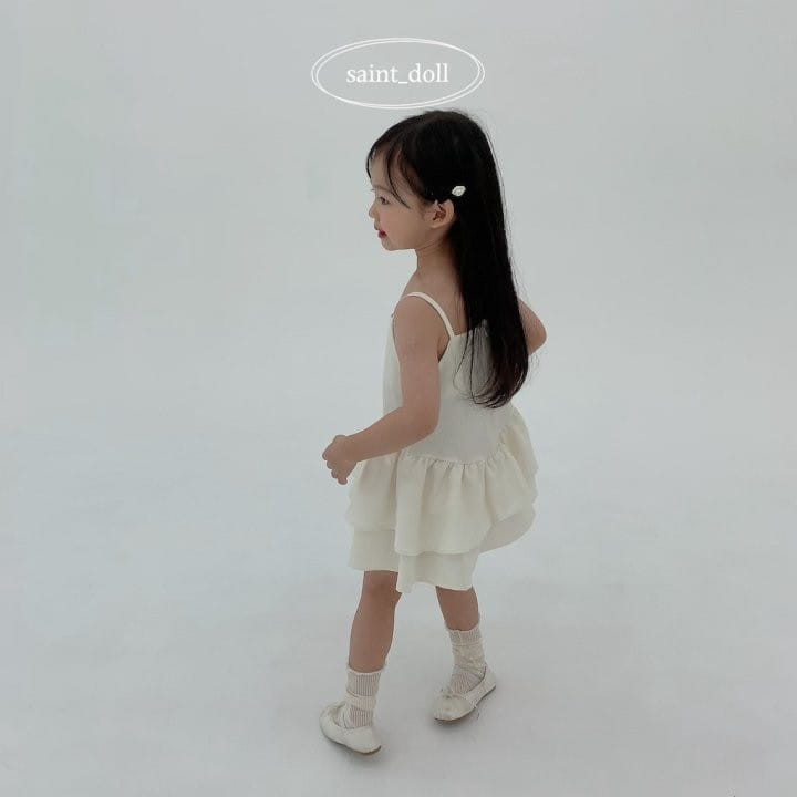 Saint Doll - Korean Children Fashion - #todddlerfashion - Satin Kang Kang One-Piece With Mom - 8