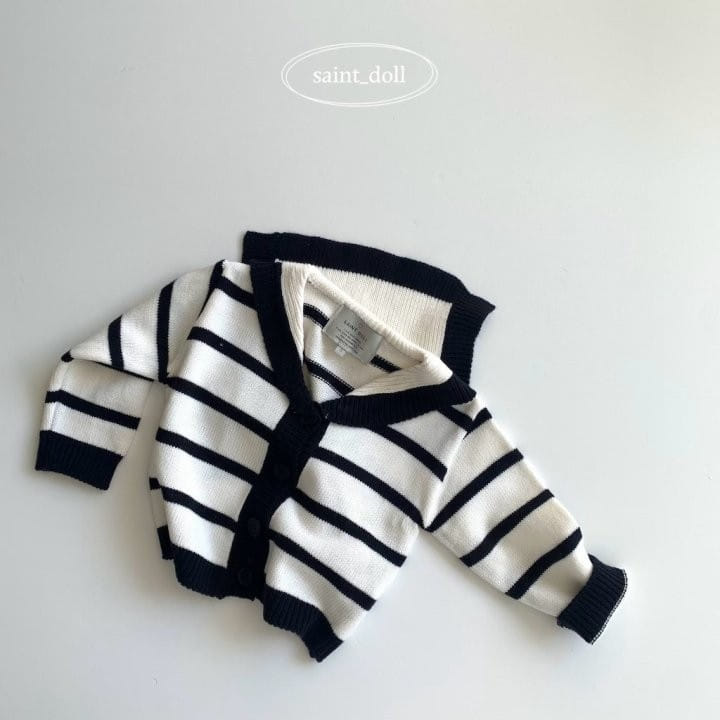 Saint Doll - Korean Children Fashion - #toddlerclothing - Sailor Knit Cardigan - 2