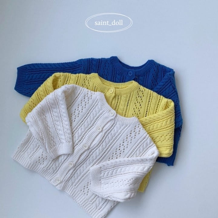 Saint Doll - Korean Children Fashion - #toddlerclothing - Vivid Knit Cardigan