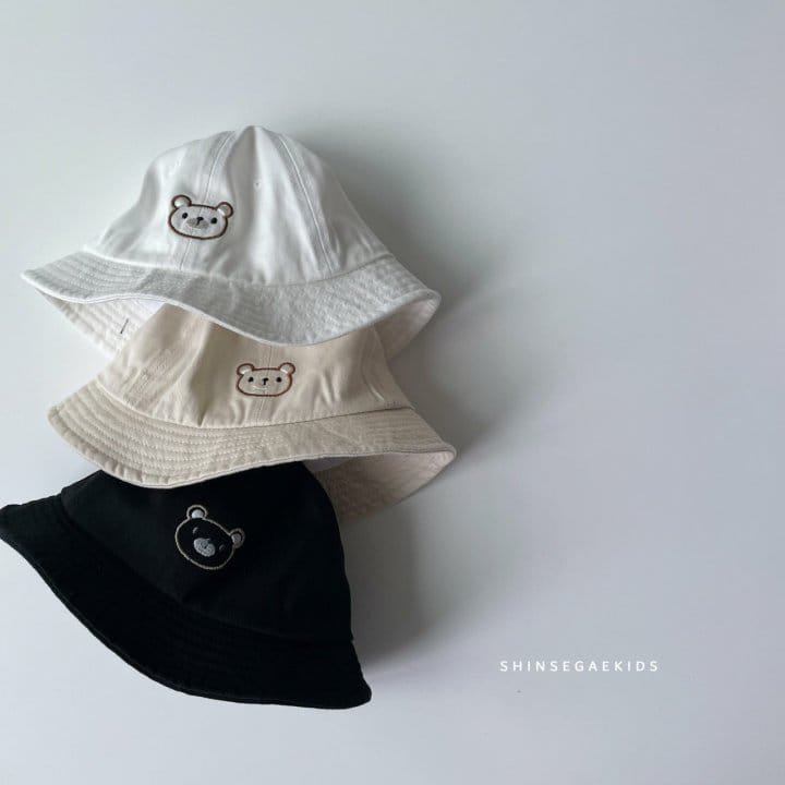 Shinseage Kids - Korean Baby Fashion - #babyboutiqueclothing - Bear String Bucket Hat - 2