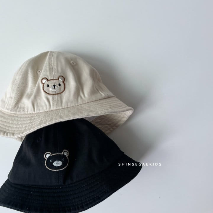 Shinseage Kids - Korean Baby Fashion - #babyclothing - Bear String Bucket Hat - 3