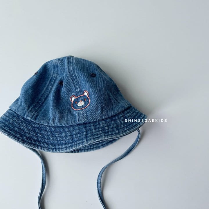 Shinseage Kids - Korean Baby Fashion - #babyclothing - Bear String Bucket Hat - 4
