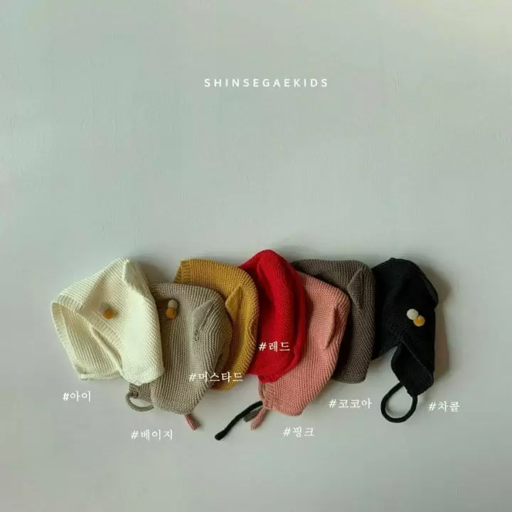 Shinseage Kids - Korean Baby Fashion - #babygirlfashion - Bead Knit Bonnet