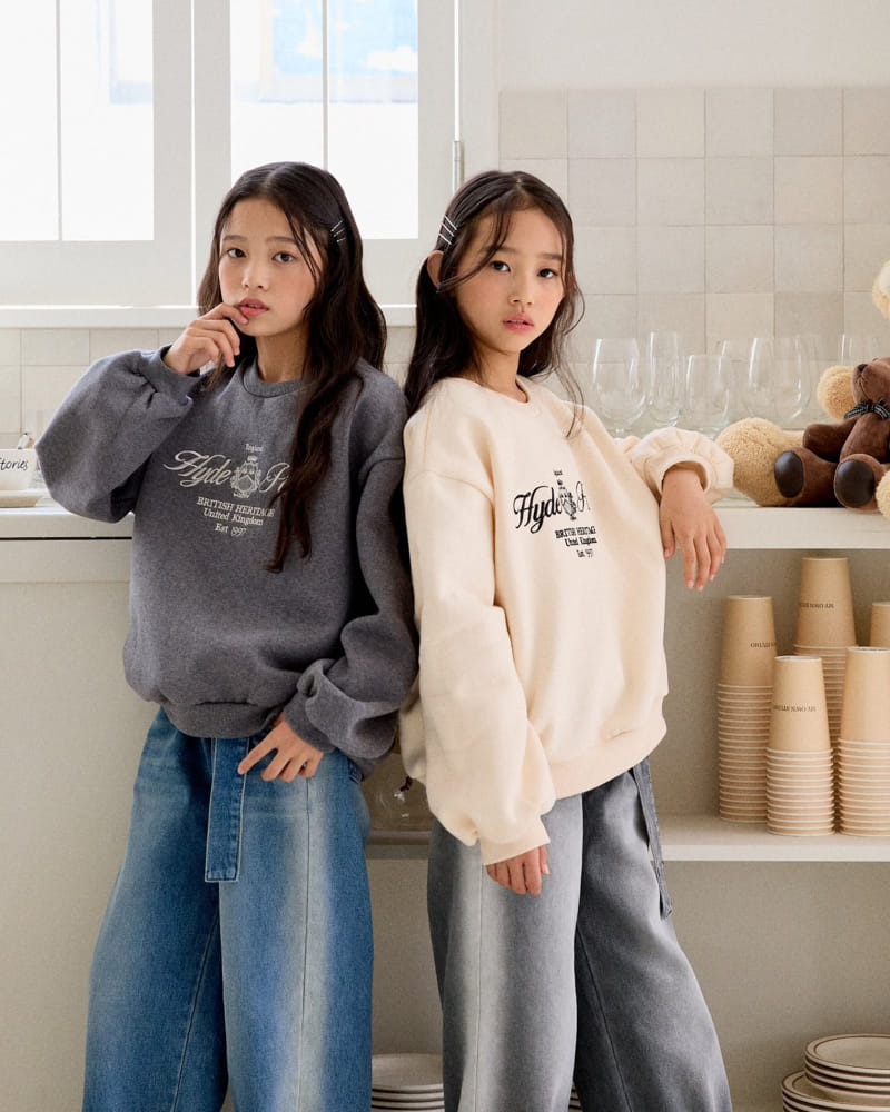Sm2 - Korean Children Fashion - #Kfashion4kids - Brush Fleece Denim Pants - 2