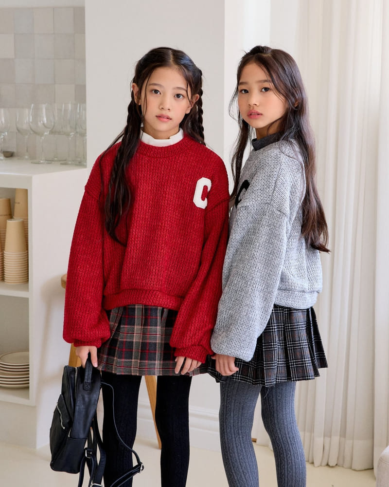 Sm2 - Korean Children Fashion - #Kfashion4kids - Check W Skirt - 9