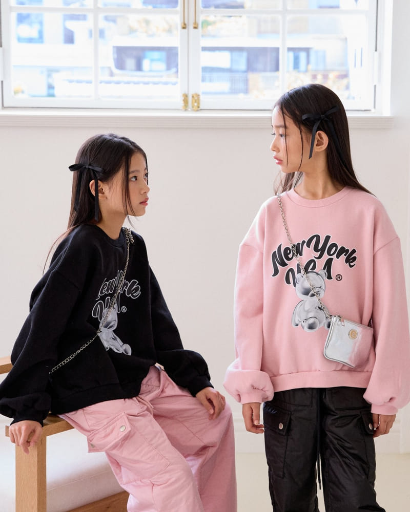 Sm2 - Korean Children Fashion - #childrensboutique - New York Bear Sweatshirt - 8