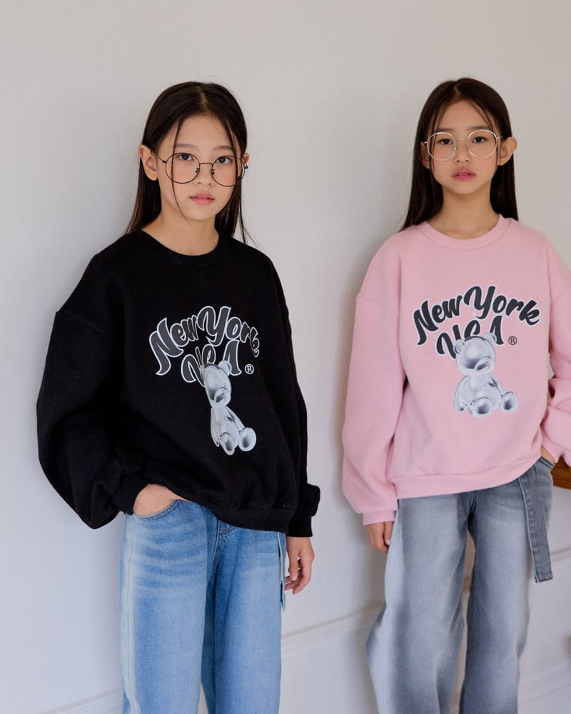 Sm2 - Korean Children Fashion - #designkidswear - New York Bear Sweatshirt - 9