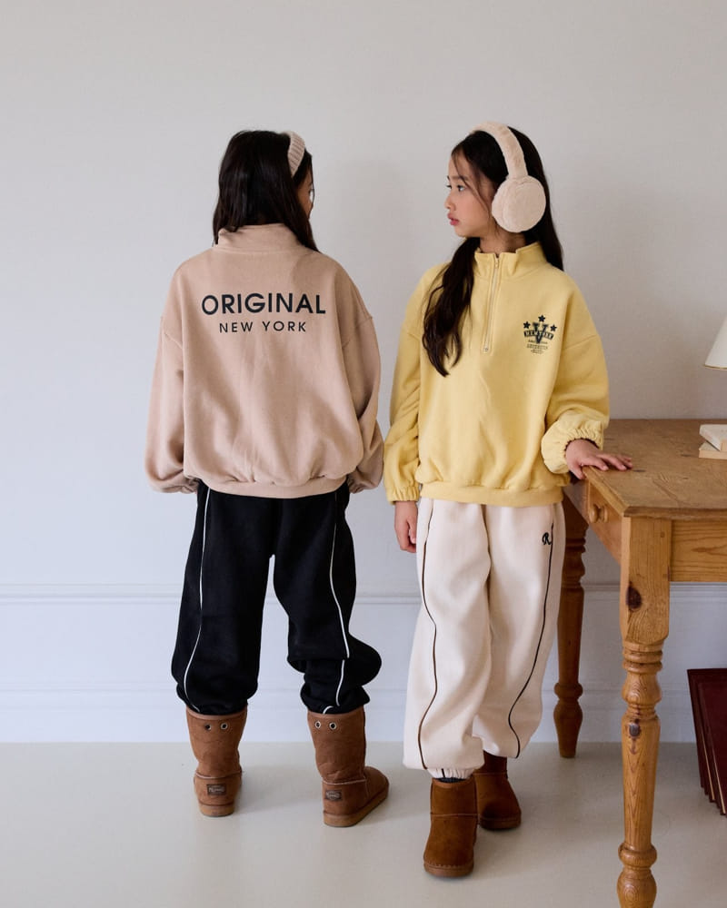 Sm2 - Korean Children Fashion - #childrensboutique - Butter Zip Up Sweatshirt - 4