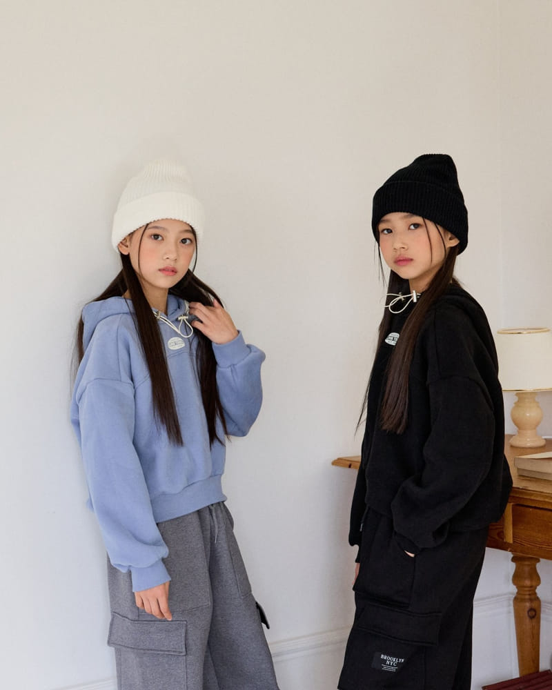 Sm2 - Korean Children Fashion - #fashionkids - Slit Hoody Tee - 3