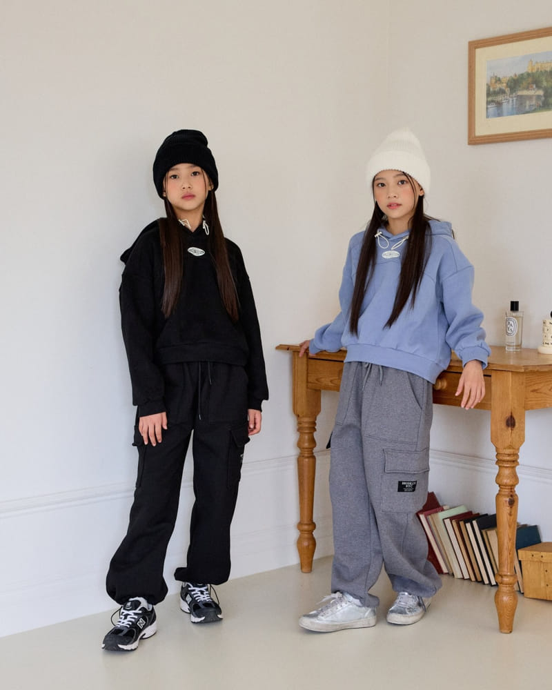Sm2 - Korean Children Fashion - #fashionkids - Slit Hoody Tee - 4