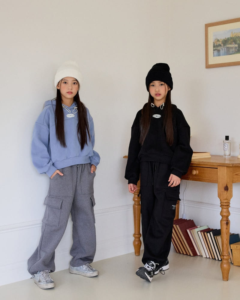 Sm2 - Korean Children Fashion - #kidsstore - Slit Hoody Tee - 5