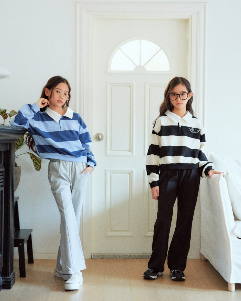 Sm2 - Korean Children Fashion - #littlefashionista - Spring Collar Tee - 6