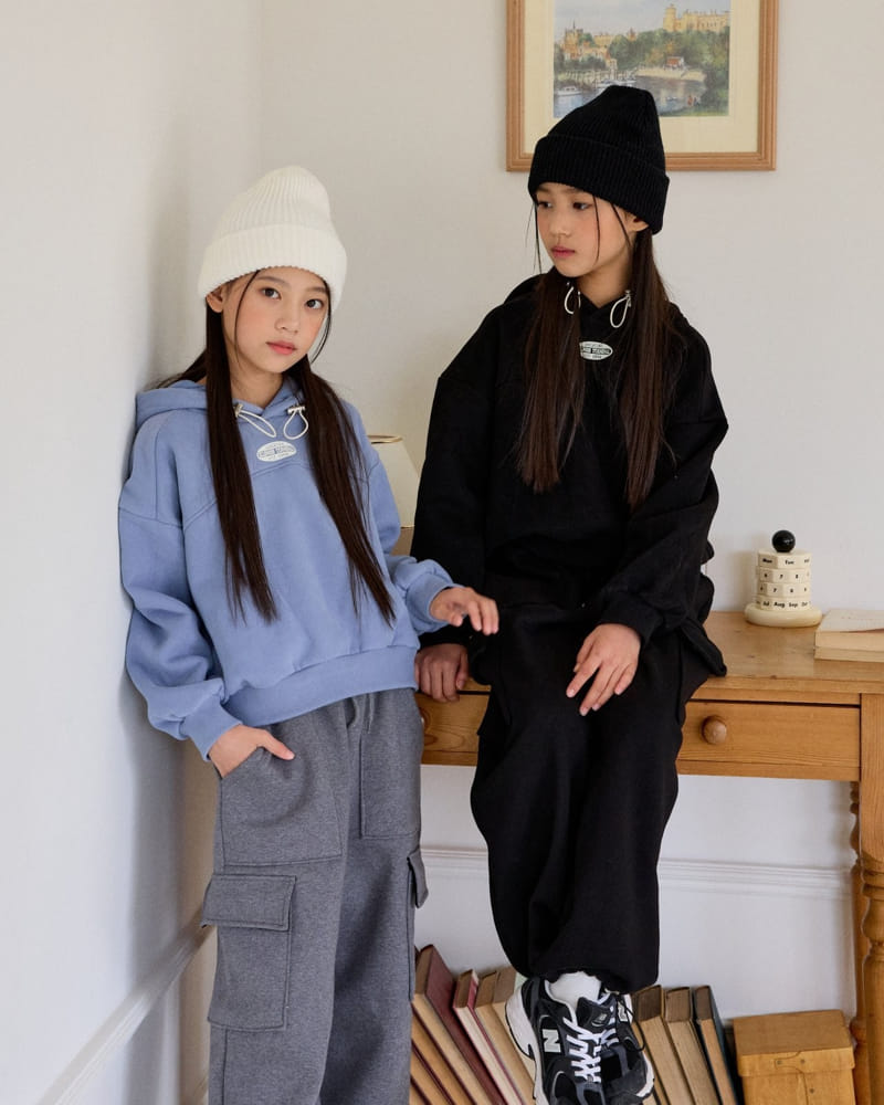 Sm2 - Korean Children Fashion - #littlefashionista - Slit Hoody Tee - 8