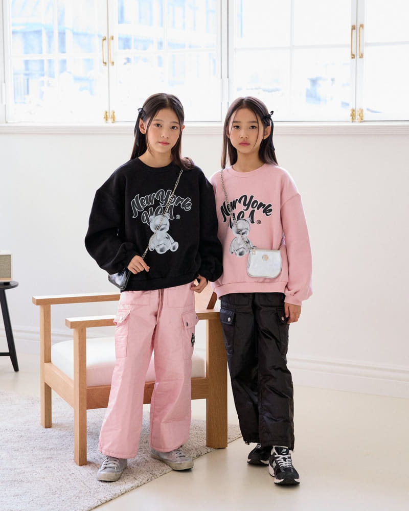 Sm2 - Korean Children Fashion - #magicofchildhood - New York Bear Sweatshirt