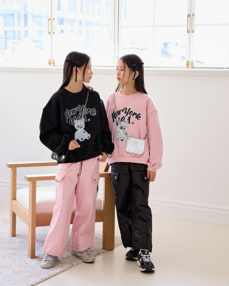 Sm2 - Korean Children Fashion - #minifashionista - New York Bear Sweatshirt - 2