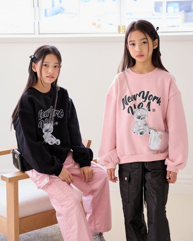Sm2 - Korean Children Fashion - #stylishchildhood - New York Bear Sweatshirt - 6