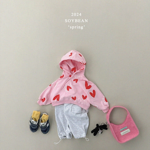 Soybean - Korean Children Fashion - #kidzfashiontrend - Heart Pew Pew Crop Hoody - 4