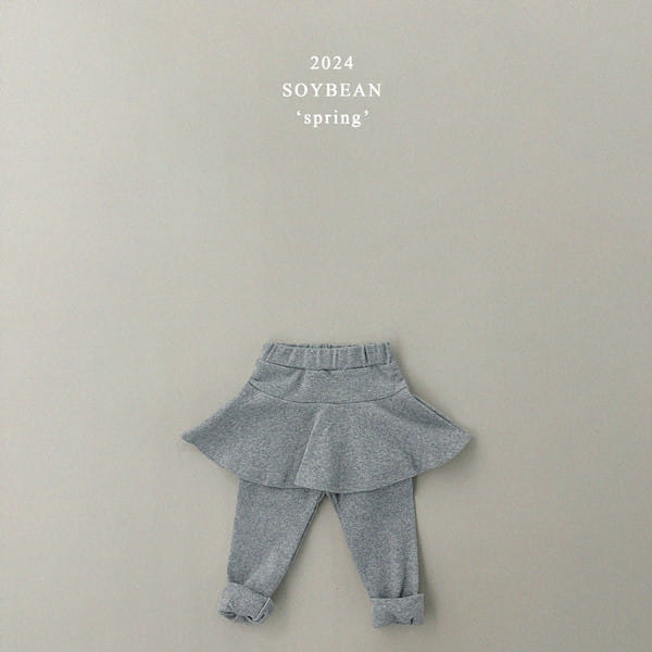 Soybean - Korean Children Fashion - #childofig - Span Wide Skirt Leggings - 8