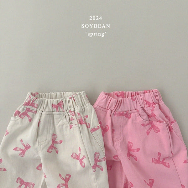 Soybean - Korean Children Fashion - #childofig - Ribbon Wide Pants - 8