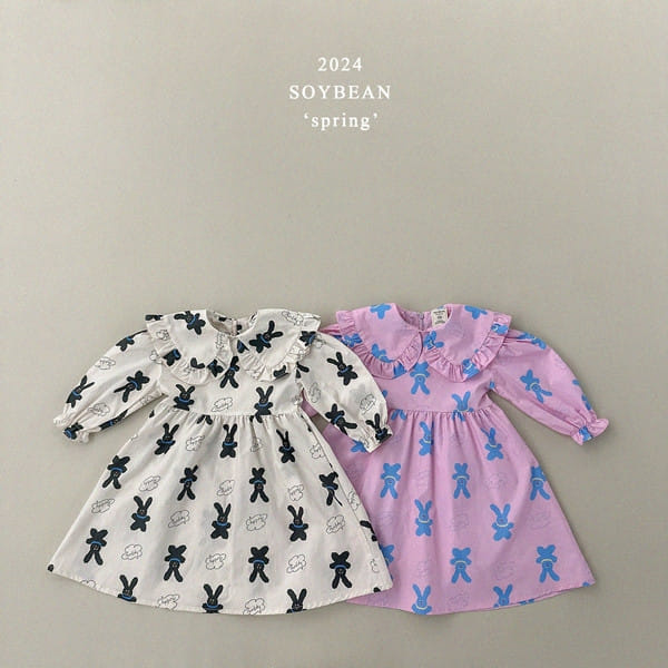 Soybean - Korean Children Fashion - #childofig - Rabbit Doll One-Piece