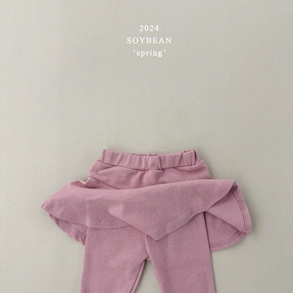 Soybean - Korean Children Fashion - #childrensboutique - Span Wide Skirt Leggings - 9