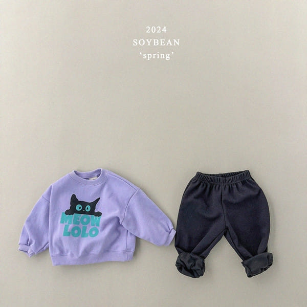 Soybean - Korean Children Fashion - #childrensboutique - Lolo Color Top Bottom Set - 8