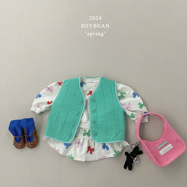 Soybean - Korean Children Fashion - #childofig - Event Padding Vest - 4