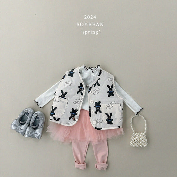 Soybean - Korean Children Fashion - #designkidswear - Heart Slim Tee - 8